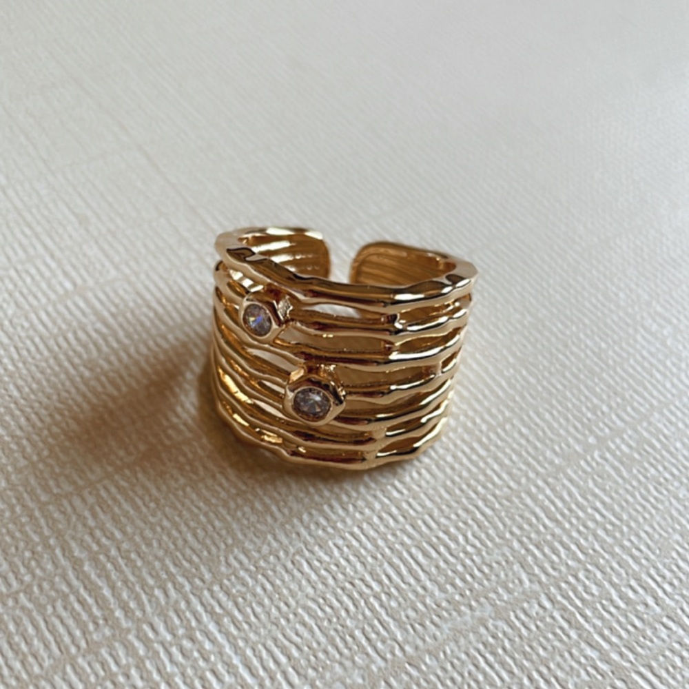 Gold Ring Stack - Picture 8 of 8